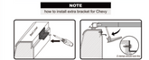 Z-shaped Part (SP-BC1006) For Hard/Soft Folding Tonneau Cover 1 PC